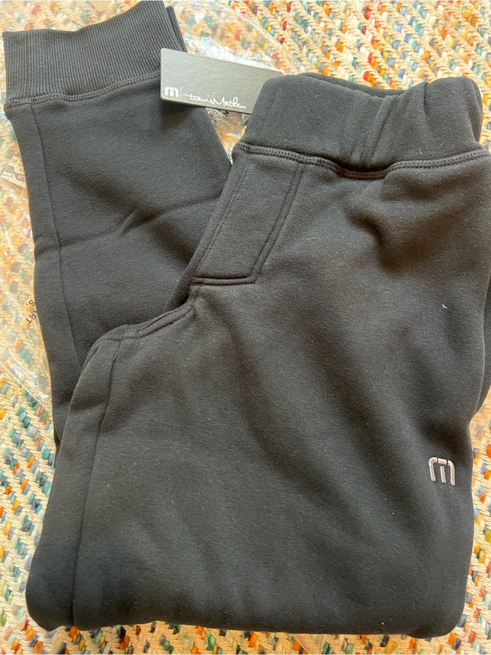 Travis Mathew Black Kids Jogger Sweatpants